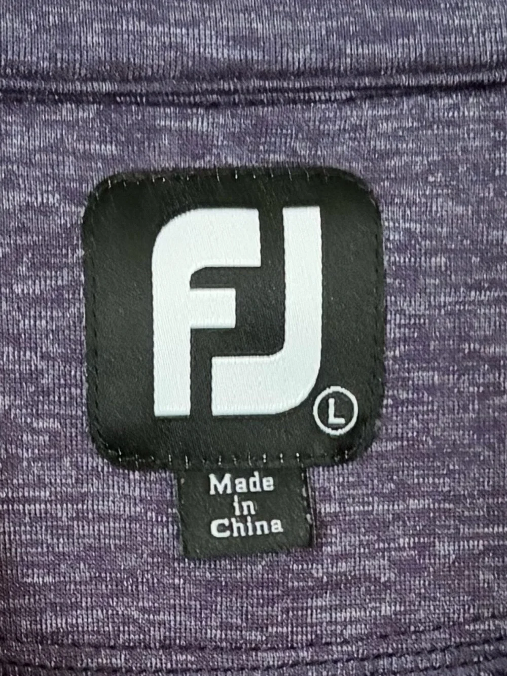 Footjoy Men’s Size L Long Sleeve 1/4 Zip Mock Neck Pullover Performance Sweater